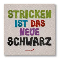 Magnet - Stricken ist das neue Schwarz.