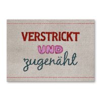 Verstrickt und zugenäht