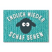 Endlich wieder Schaf sehen