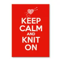 Keep calm and knit on