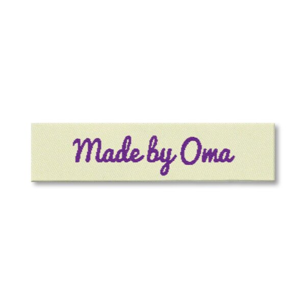 Webetikett - Made by Oma