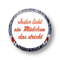 Jeder liebt ein Mädchen das strickt.