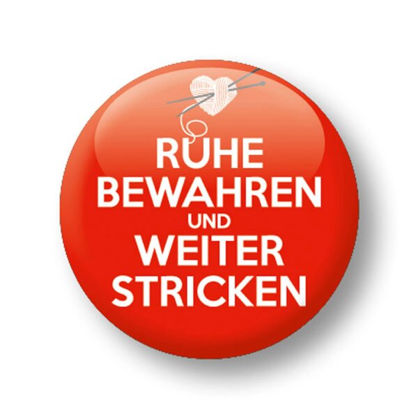 Ruhe bewahren und weiter stricken