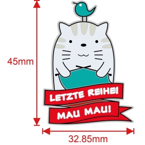 Pin - Letzte Reihe. Mau Mau