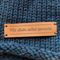 Lederetikett - Mit Liebe selbst gemacht
