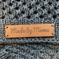 Lederetikett - Made by Mama