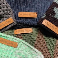 Lederetikett - Made by Oma